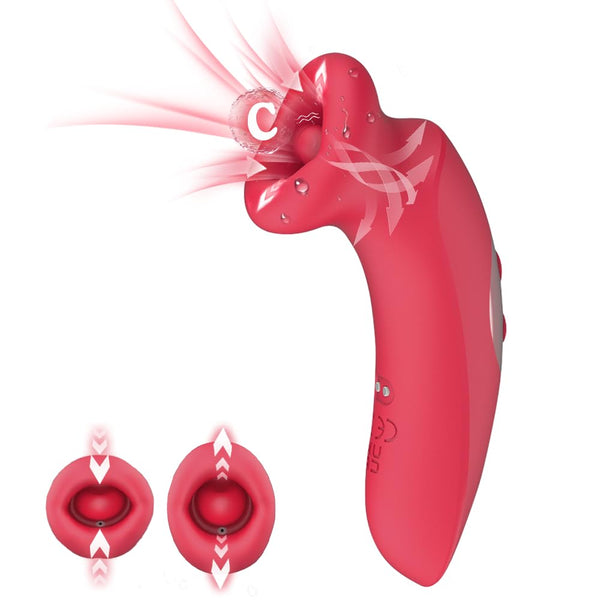 10 Kissing Modes Sucking Vibrator Clitoral Nipple Stimulator Sex Toys