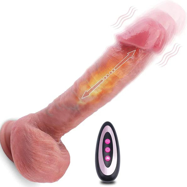 8.7" G Spot Vibrating Penis Realistic Dildo for Women