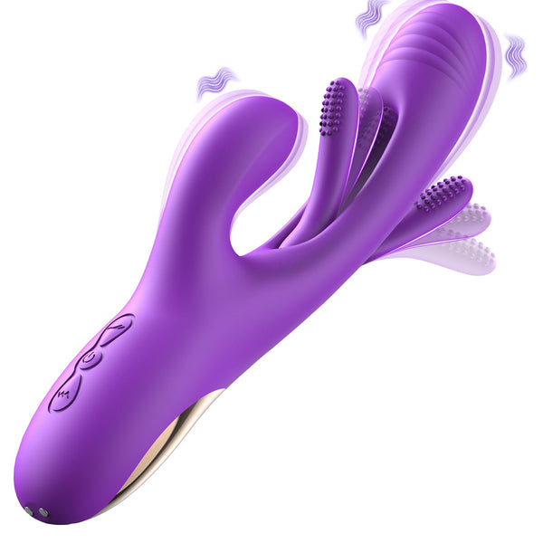 14 Thrusting & Licking Modes Rabbit Vibrator Sex Toy for Women