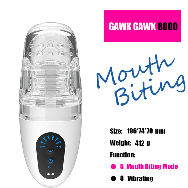 Gawk Gawk 8000 Masturbator Cup with Sucking Clip Sex Toy for Men