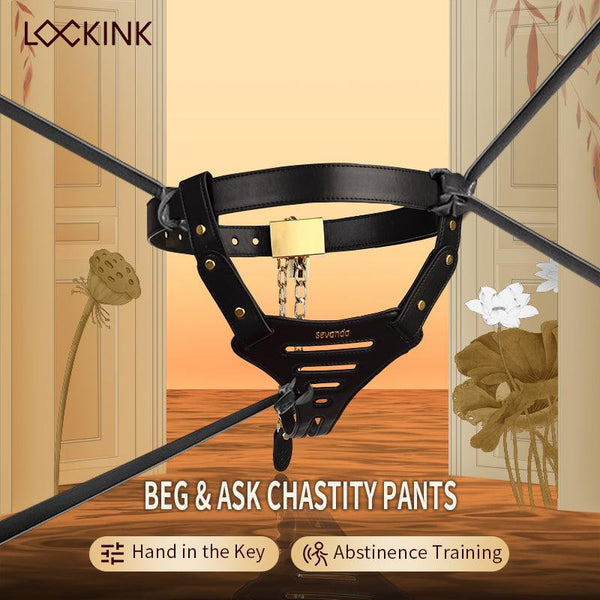 SEVANDA Beg &amp; Ask Chastity Pants - Delightor